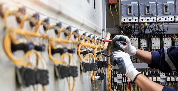 Professional Electrician technician working in Wheatley Heights, NY